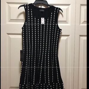 LIMITED black/ white sweater dress